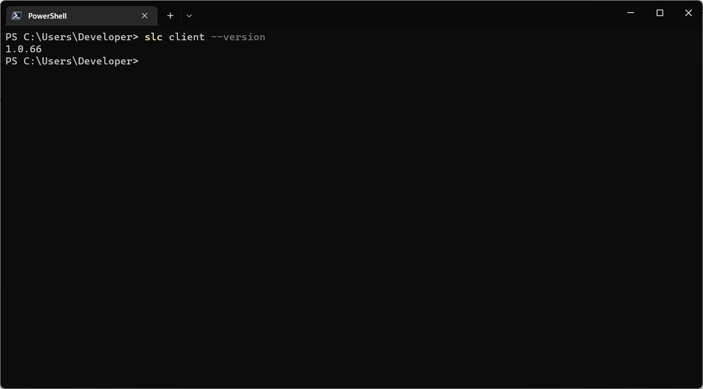 command-client-version