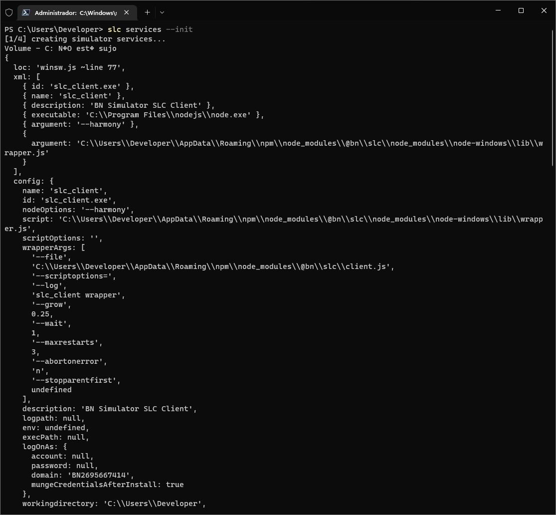 command-services-init